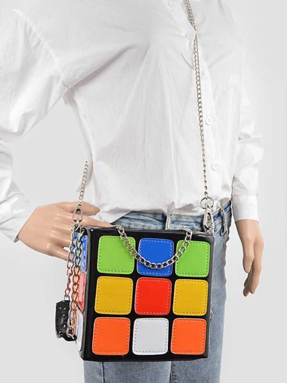 BNWT Rubik’s Cube Clutch Bag Novelty Bag Clutch Bag - Picture 4 of 6